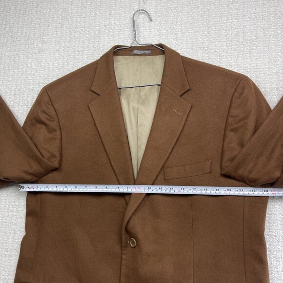 VTG Arnold Brant Pure Cashmere Sport Coat Blazer Jacket Men’s Light Brown Read* - Picture 8 of 16